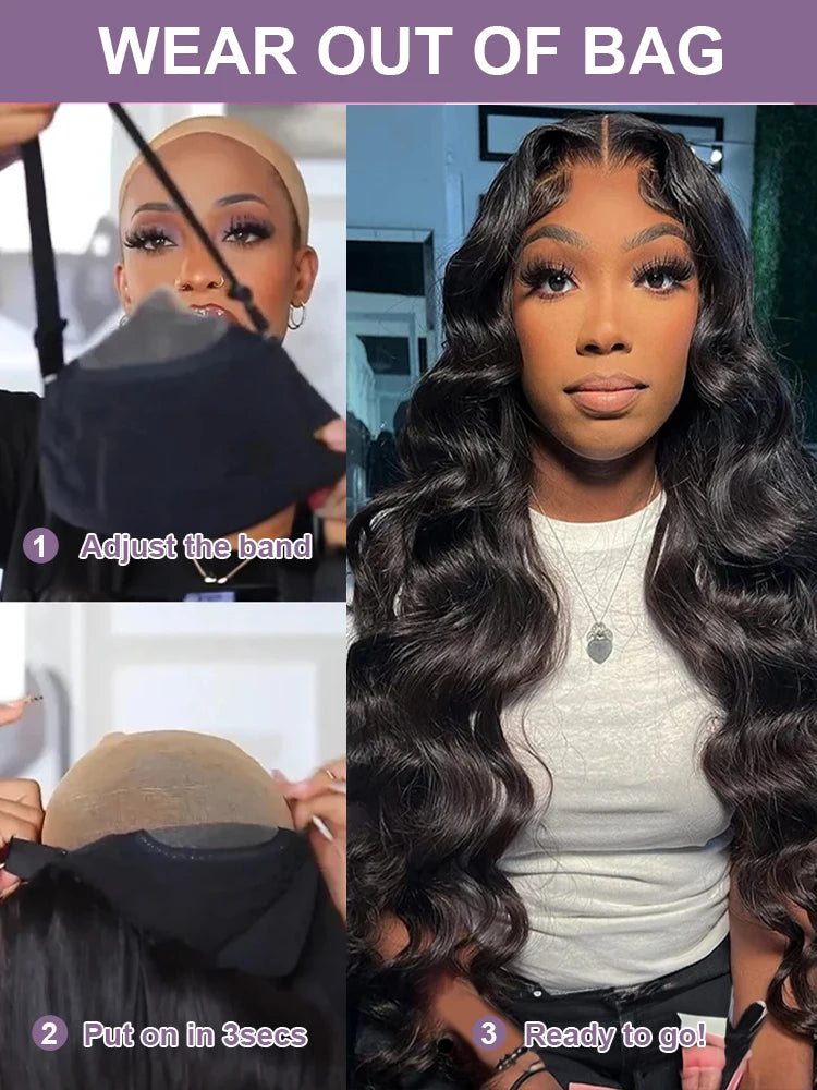 Glueless Human Hair Lace Wig