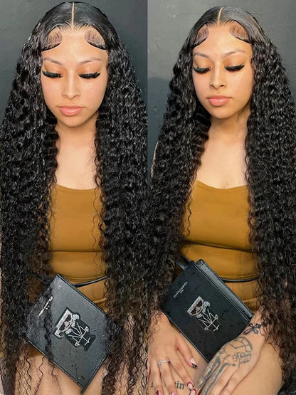 Curly Glueless Human Hair Wig