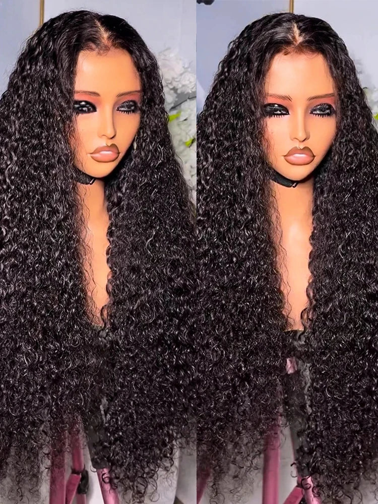 Curly Glueless Human Hair Wig