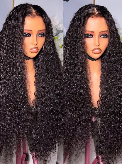 Curly Glueless Human Hair Wig