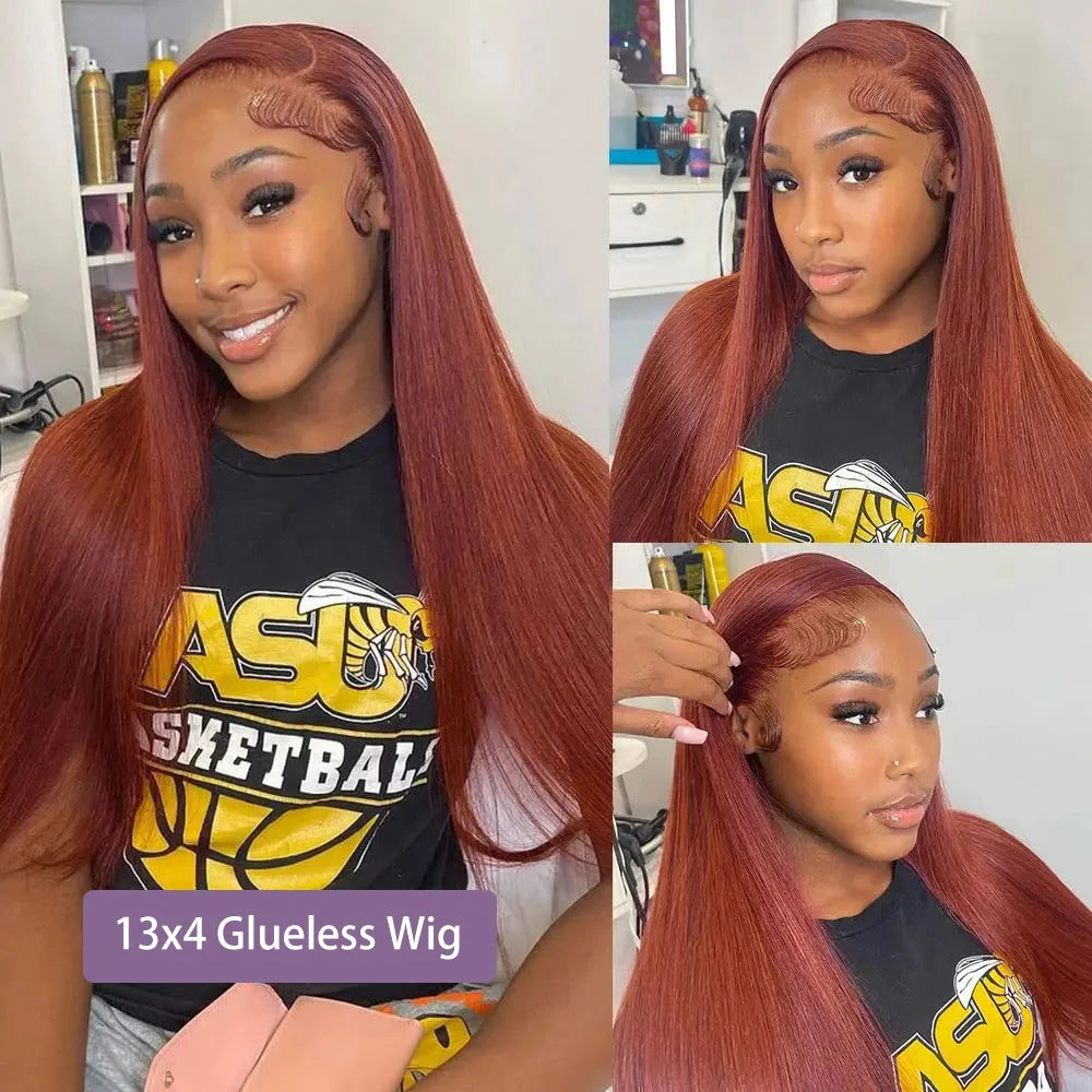 Reddish Brown Lace Wig