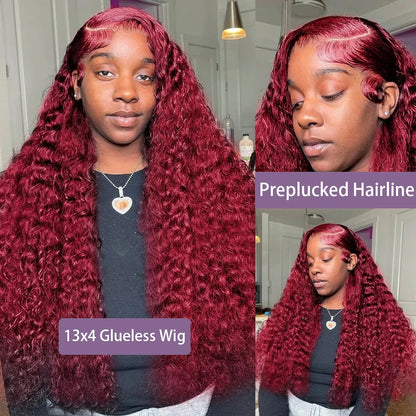 99J Glueless Pre-Cut Lace Wig