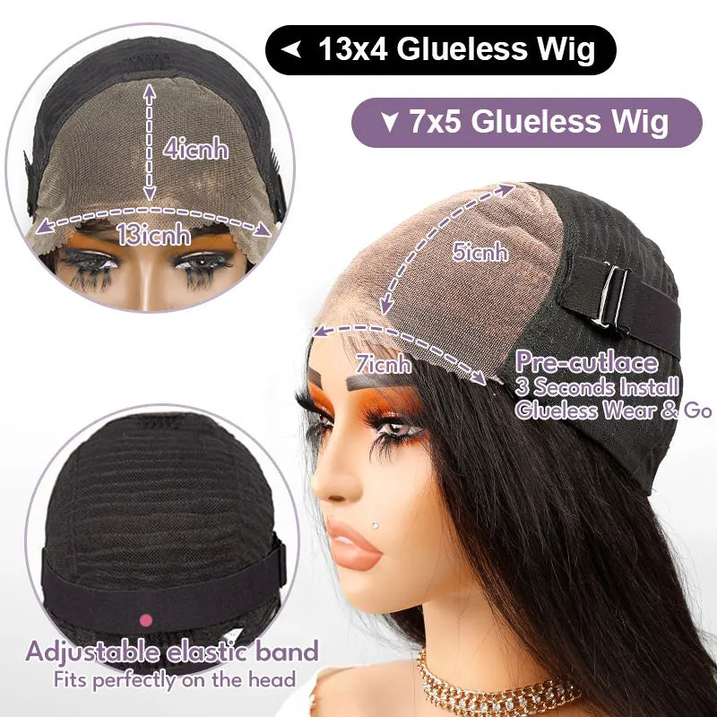 99J Glueless Pre-Cut Lace Wig