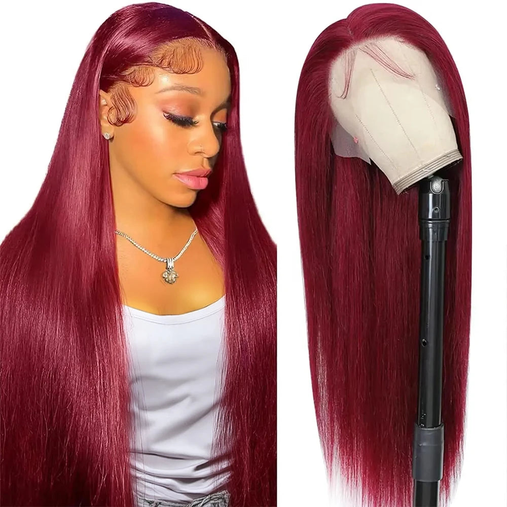 99J Glueless Human Hair Wig