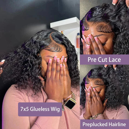 Deep Wave Bob Wig