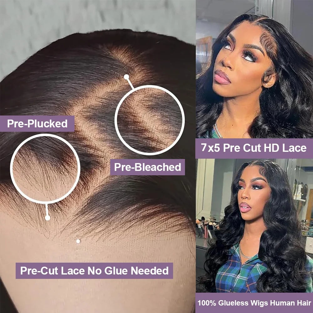 13x4 Body Wave Glueless Wig