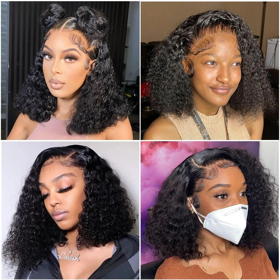 Deep Wave Bob Lace Wig