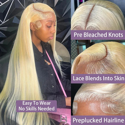 Pre-Cut Honey Blonde Wig