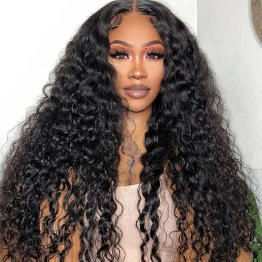 36" Curly Glueless Lace Wig