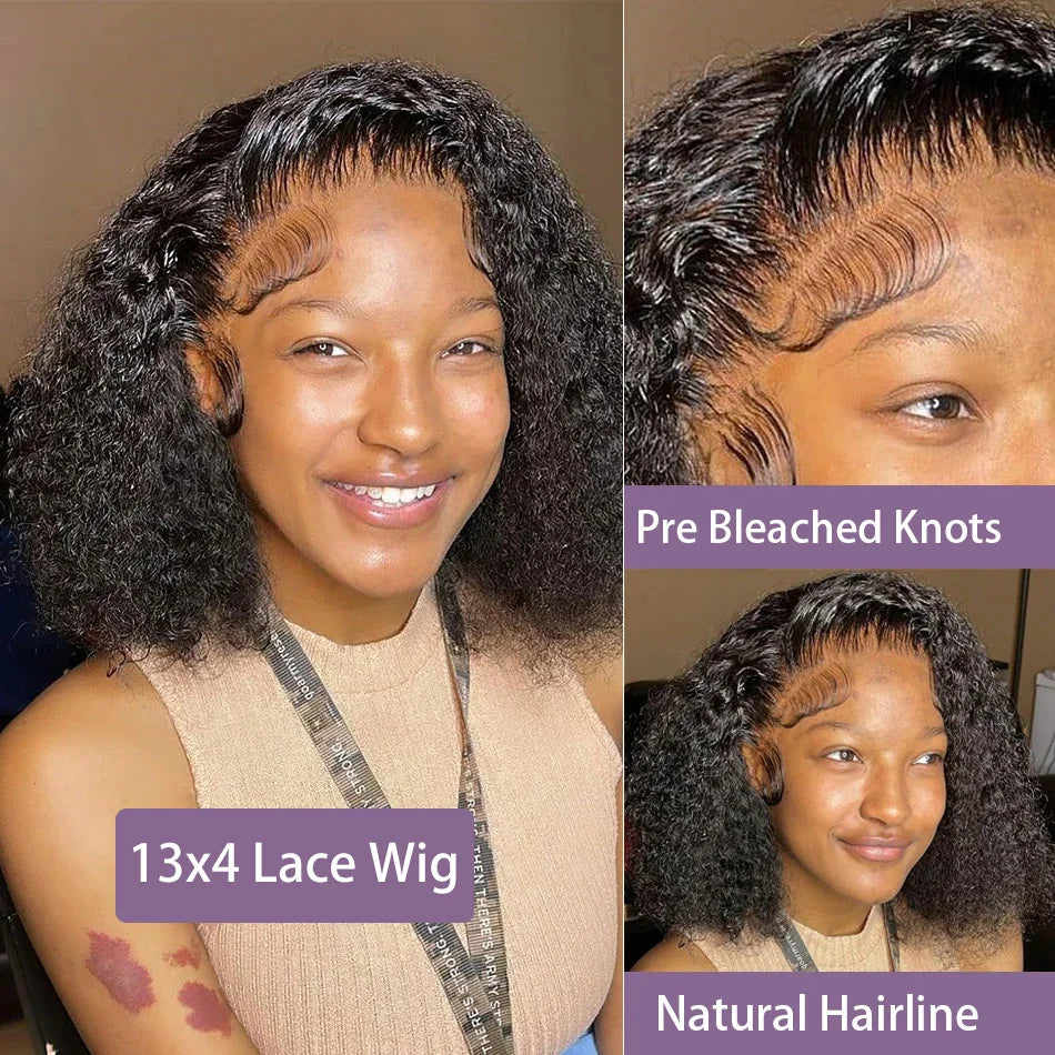 Deep Wave Bob Lace Wig