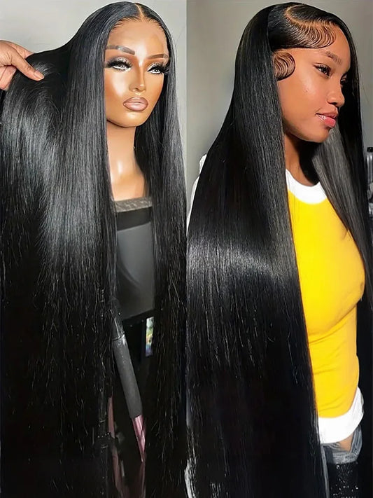 Glueless Bone Straight Lace Wig