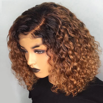 Ombre Brown Blonde Bob Wig