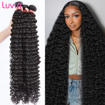 Deep Wave Human Hair Bundles